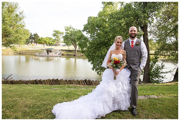 lake Talbot wedding at Kansas State Fairgrounds