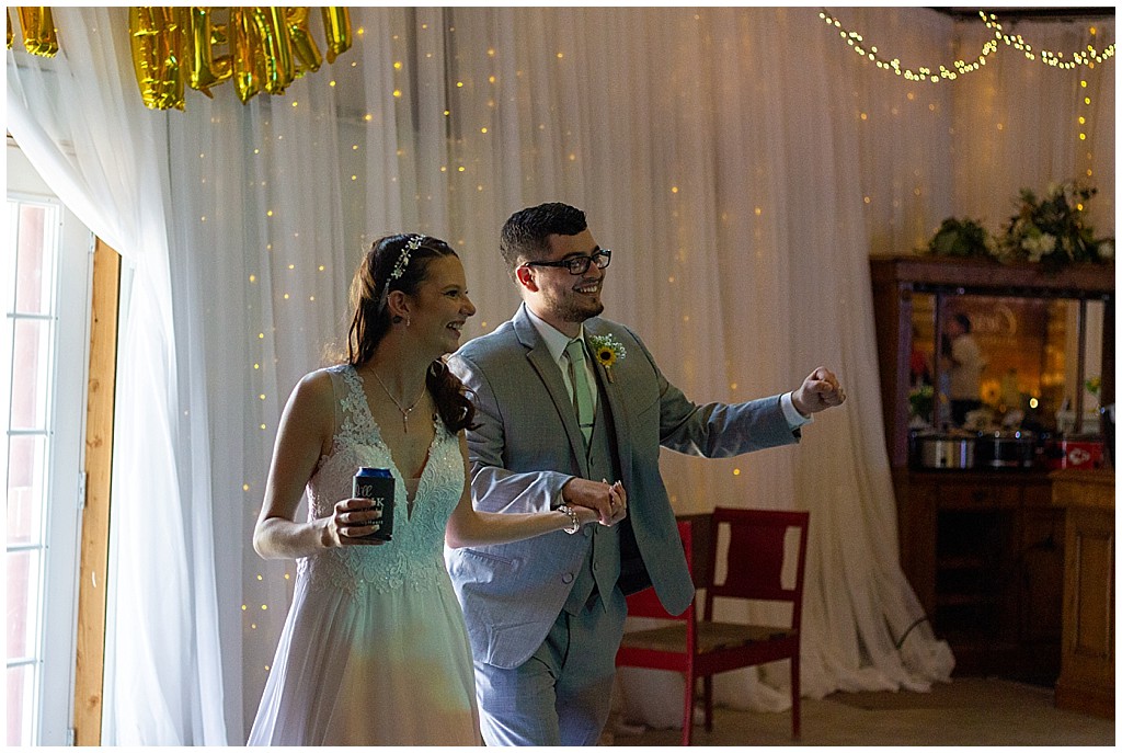 reception entry dancing
