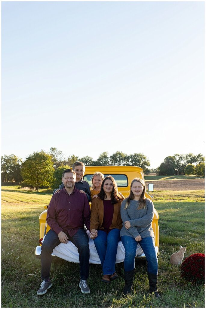 family fall mini session photo