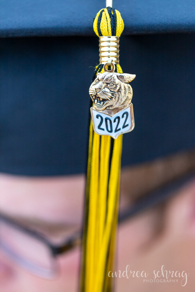 haven ks high school senior cap and gown photo