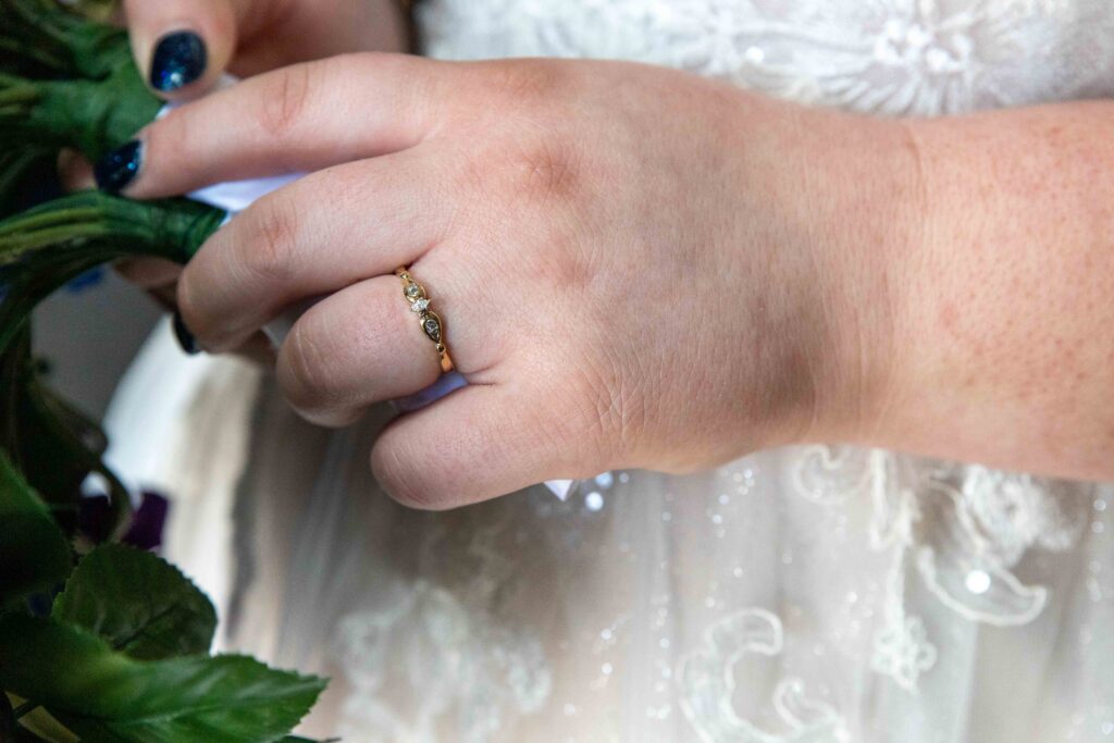 dainty engagement ring