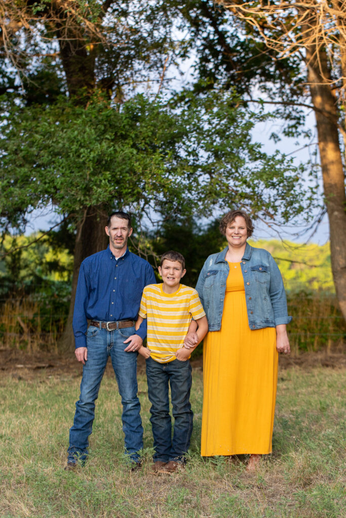rural family photo session