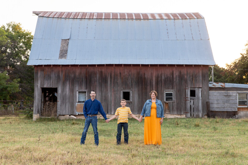 rural family photo session