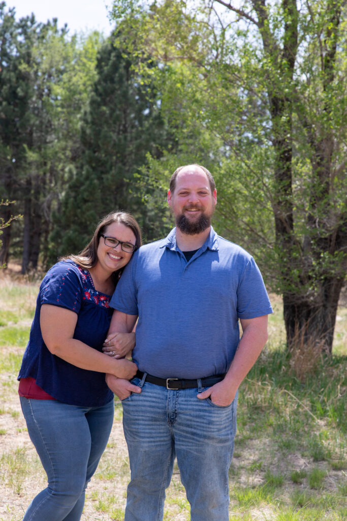 Orchard Park family photo session married couple