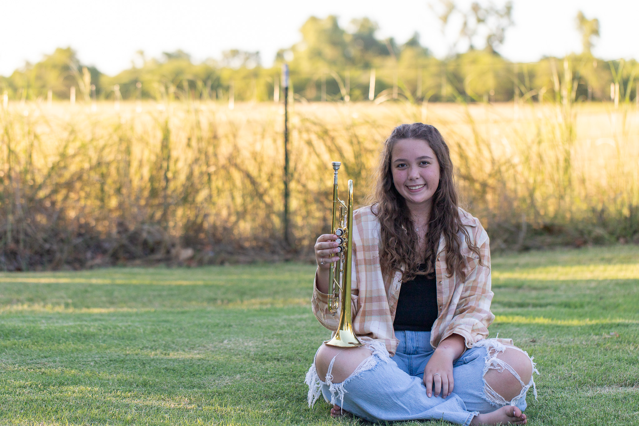 high school senior girl photo