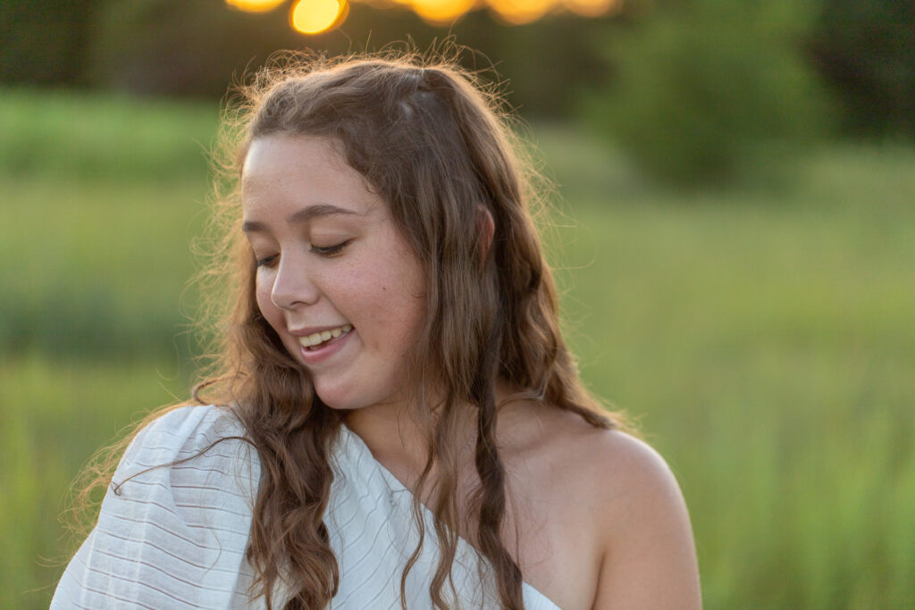 high school senior girl photo