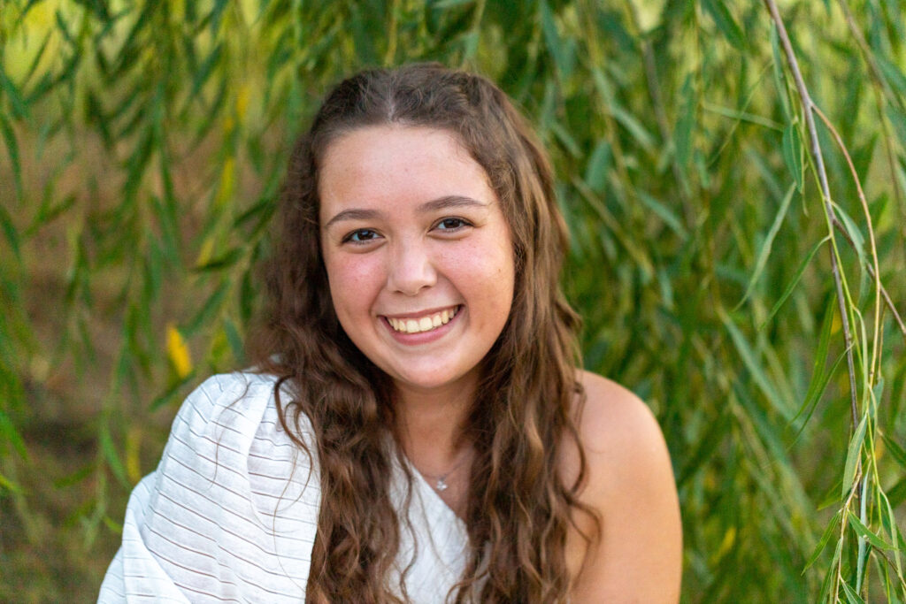 high school senior girl photo