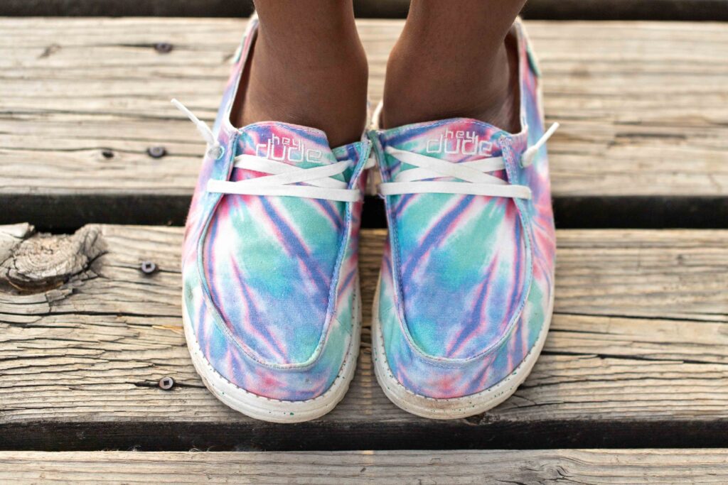tie dye hey dudes