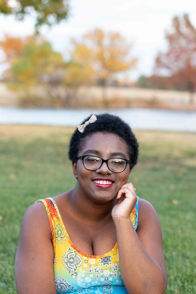 Valley Center High School Senior girl fall photo