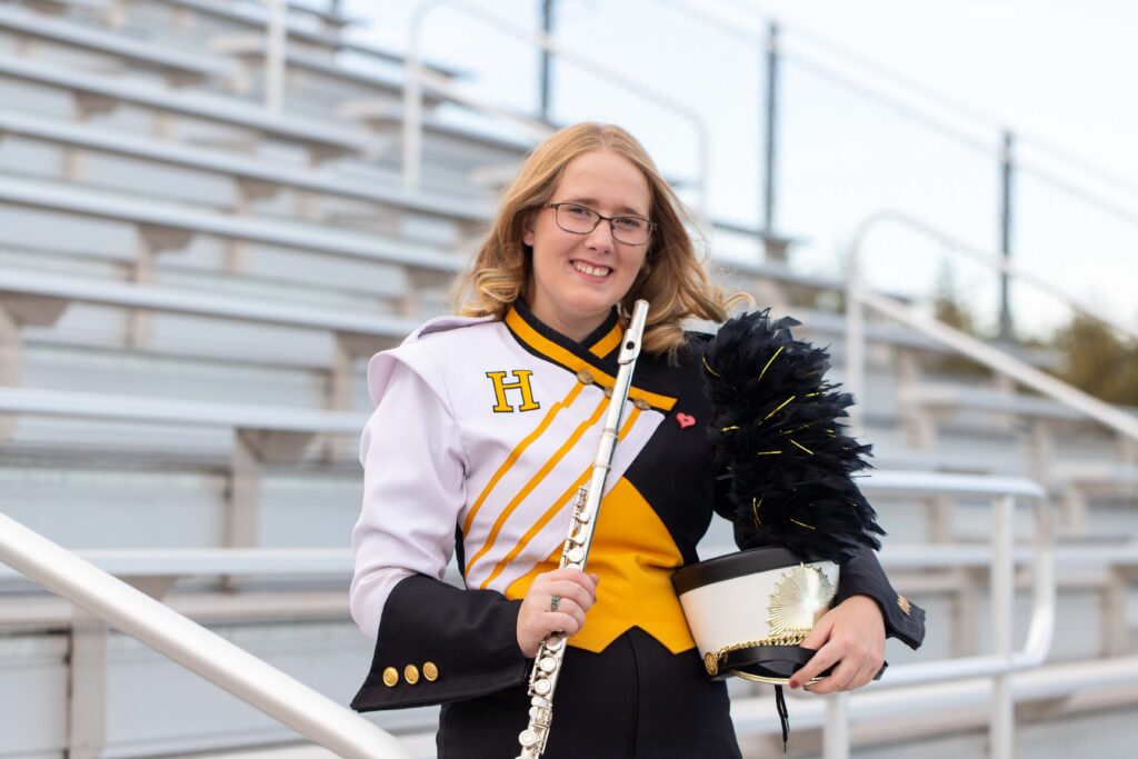Haven High Senior girl flute player Session